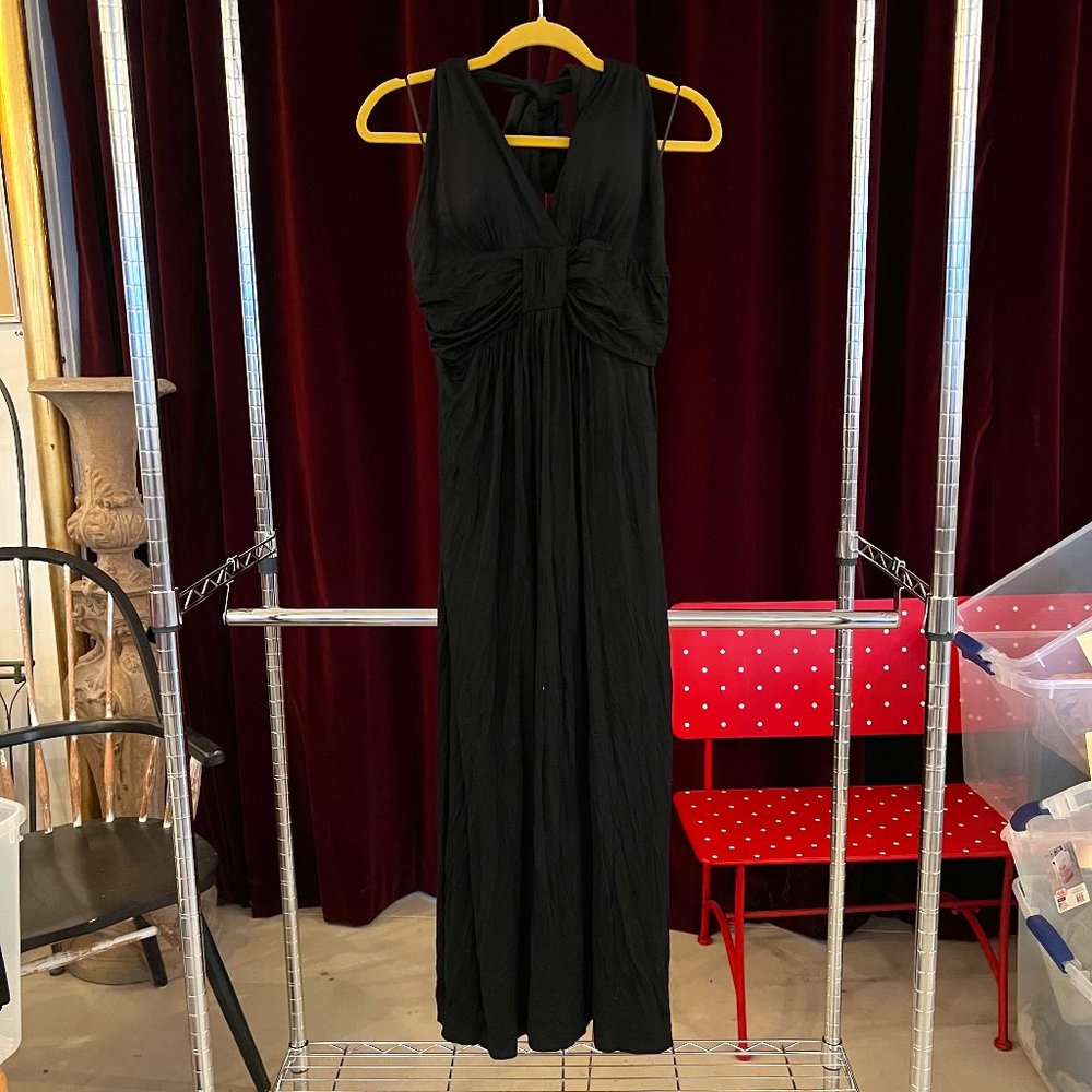 Beachy Black Maxi Dress